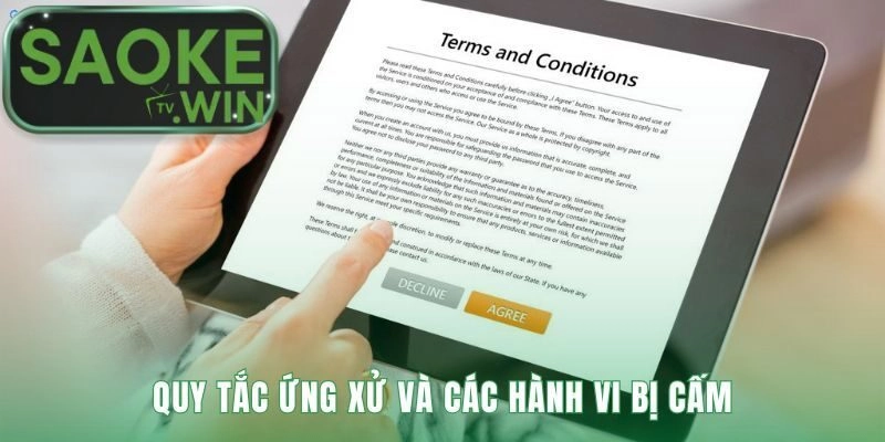 Điều khoản điều kiện xử lý nghiêm mọi hành vi phá hoại